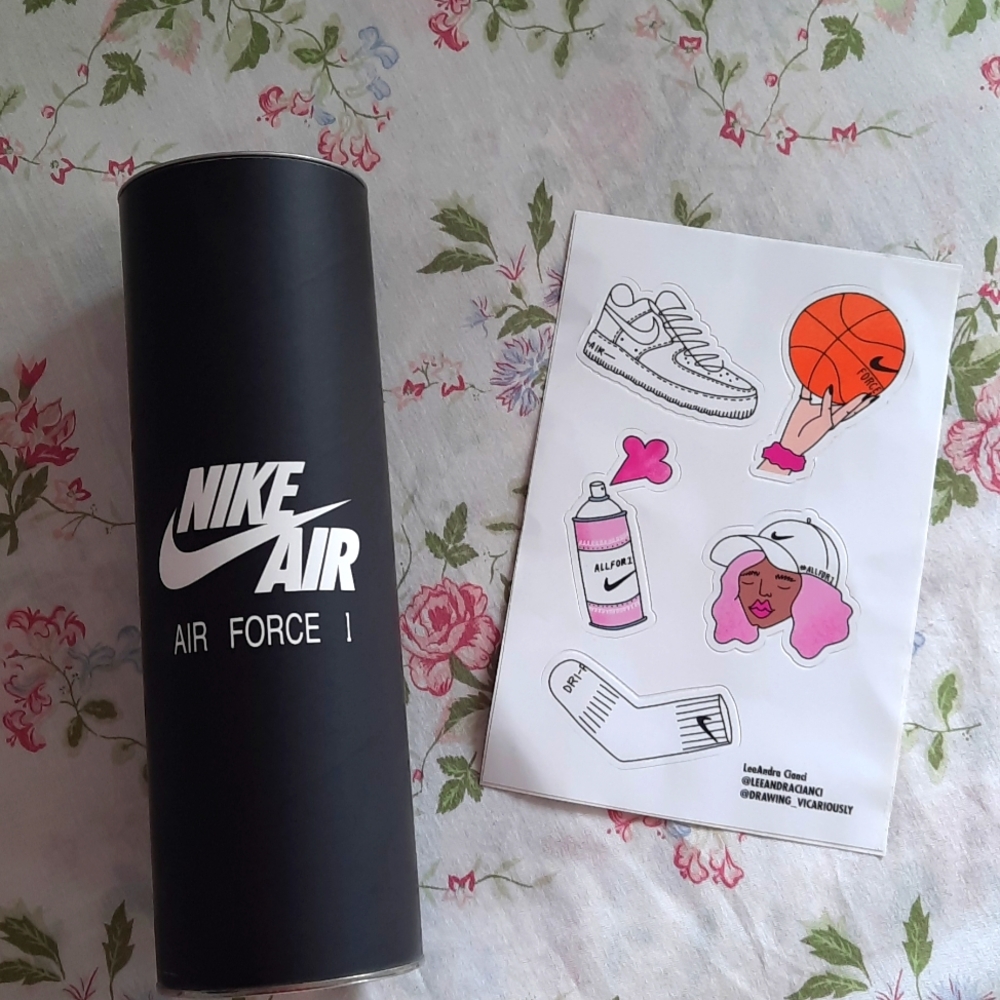 Nike Air Force 1 stickers and collectors can